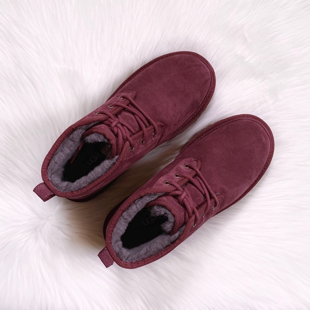UGG Men’s Neumel Chukka Boots In Cordovan - Picture 2 of 8
